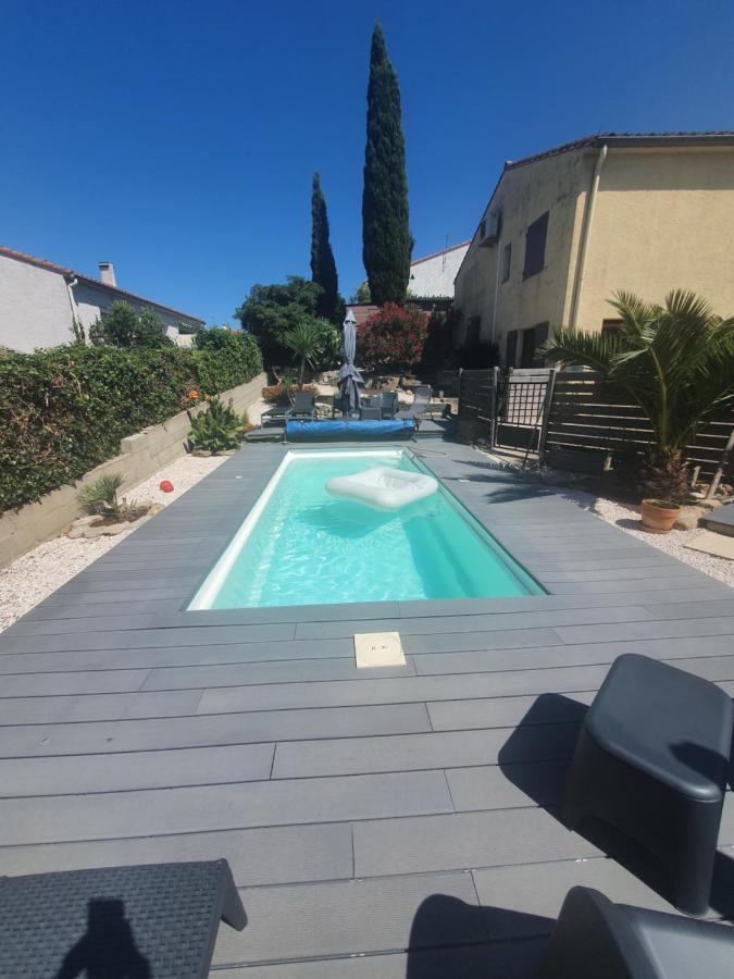 Апартаменты T2 Jusqu'A 4 Personnes En Rez-De-Jardin De Maison, Avec Piscine, Draps Et Serviettes De Toilette Fournis Аржель-сюр-Мер Экстерьер фото